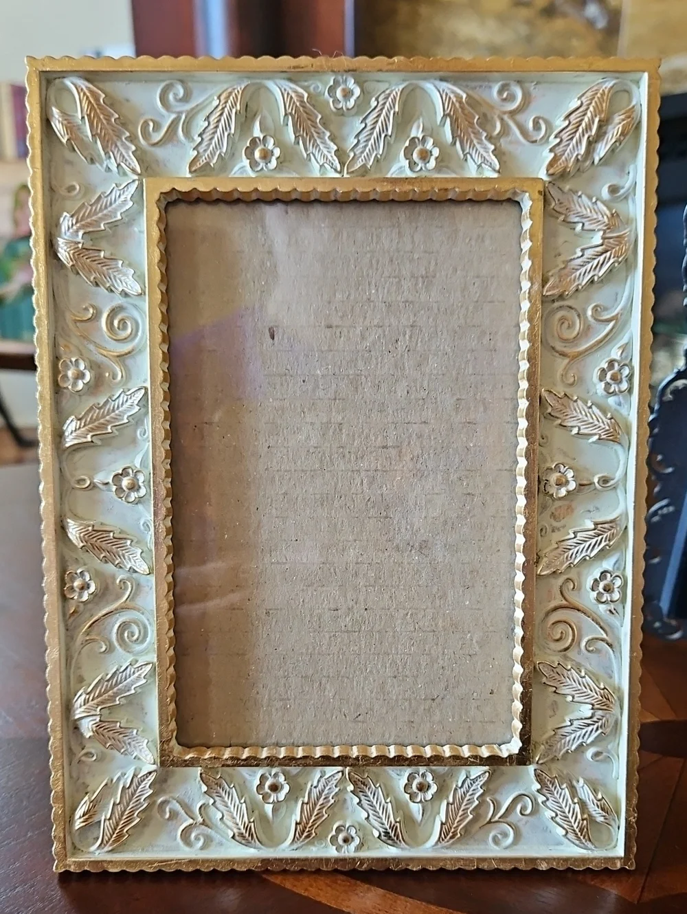 Elegant Ornate Baroque Style Picture Frames Set of 2, One Gold and One Silver